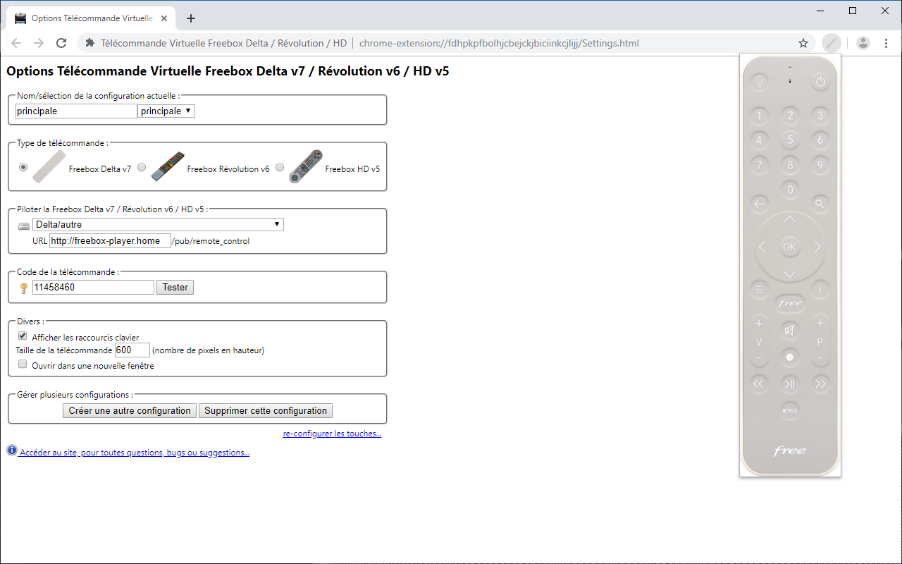 Télécommande Freebox Delta / Révolution / HD截图5