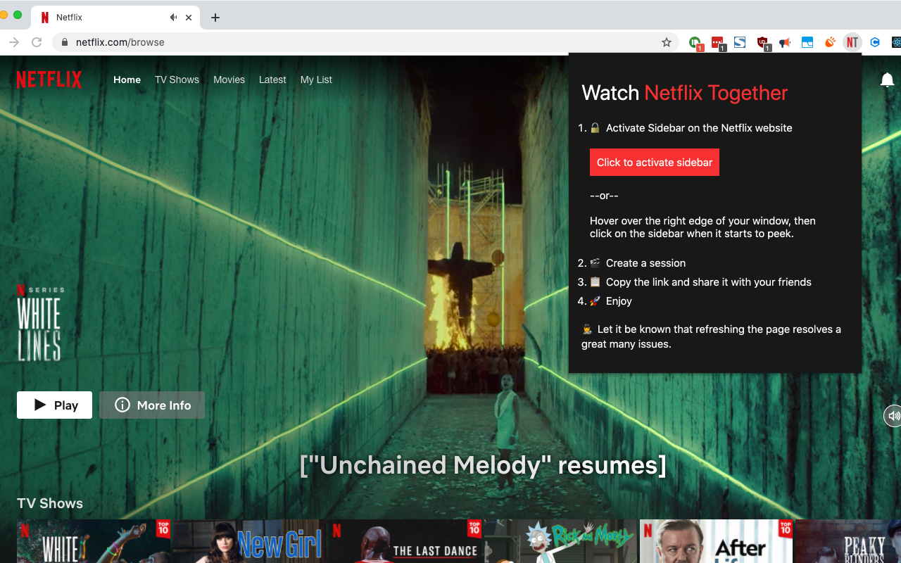 Watch Netflix Together截图2