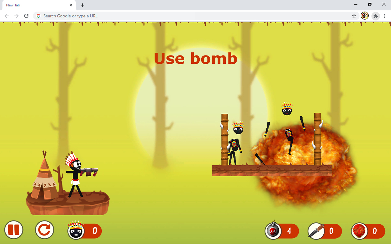 Stickman Hunter Archery Game截图2