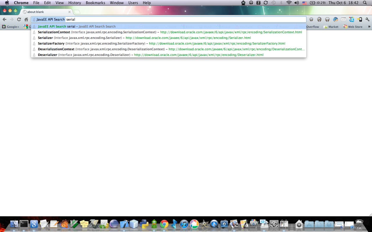 JavaEE API Search截图1