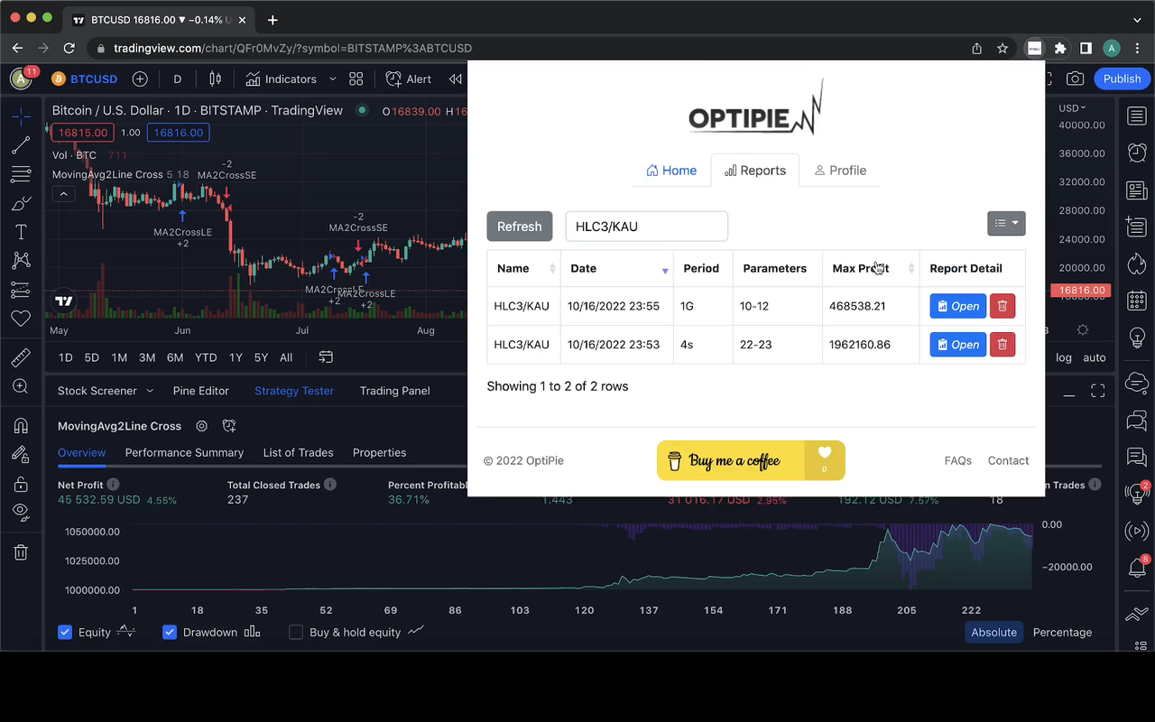 OptiPie TradingView Optimizer截图1