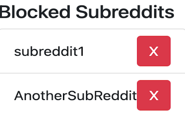 Subreddit Blocker截图2