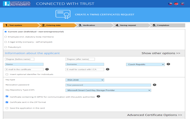 I.CA PKI Service Component截图1
