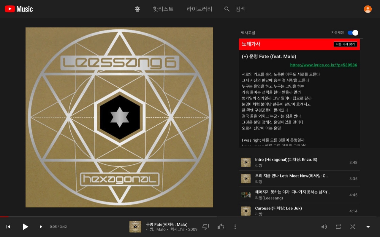 Lyrics ( Youtube / Youtube Music )截图2