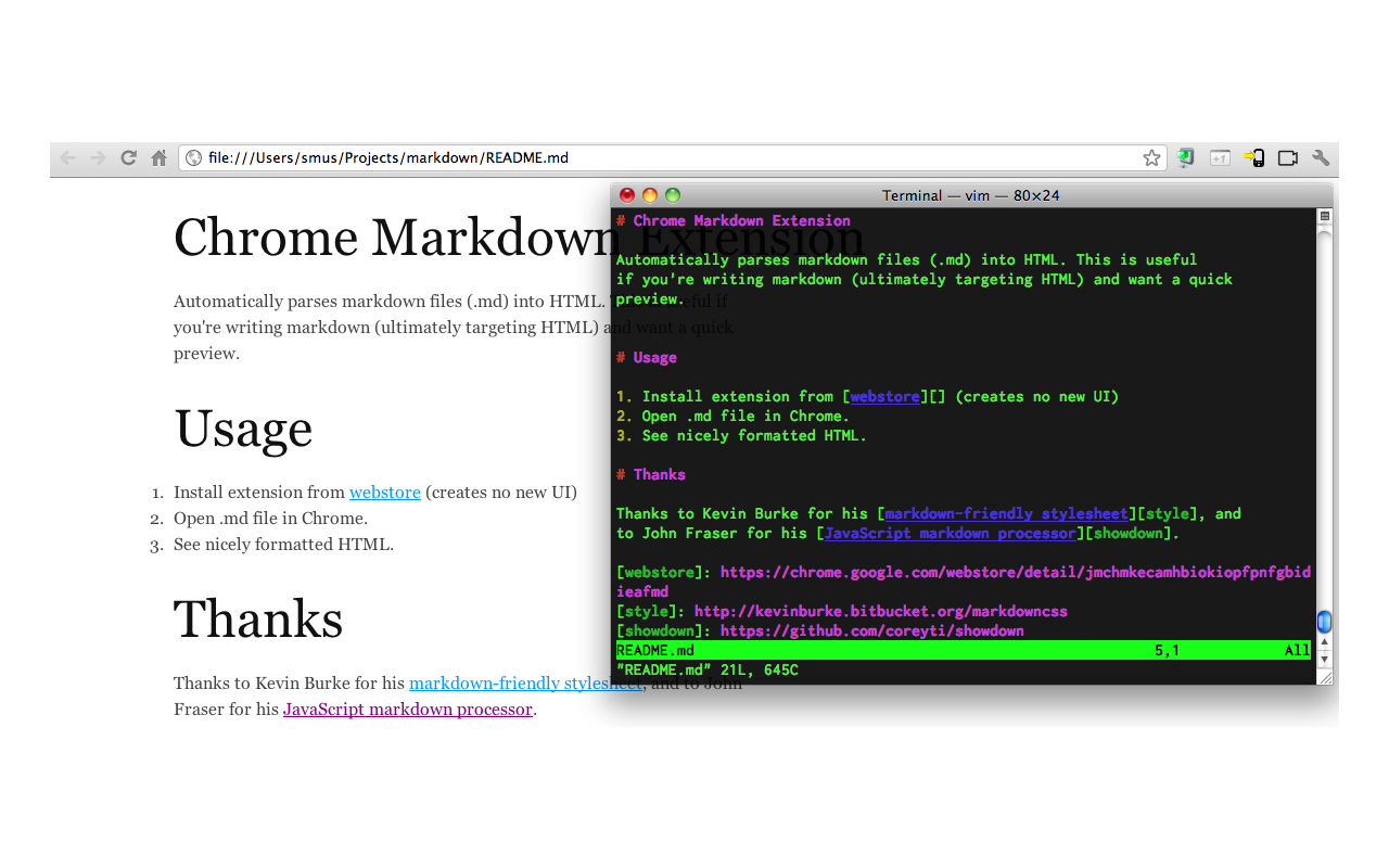 Markdown Preview Plus截图1