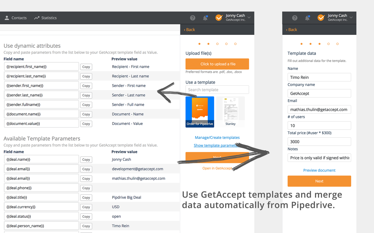 Pipedrive eSignatures by GetAccept截图4
