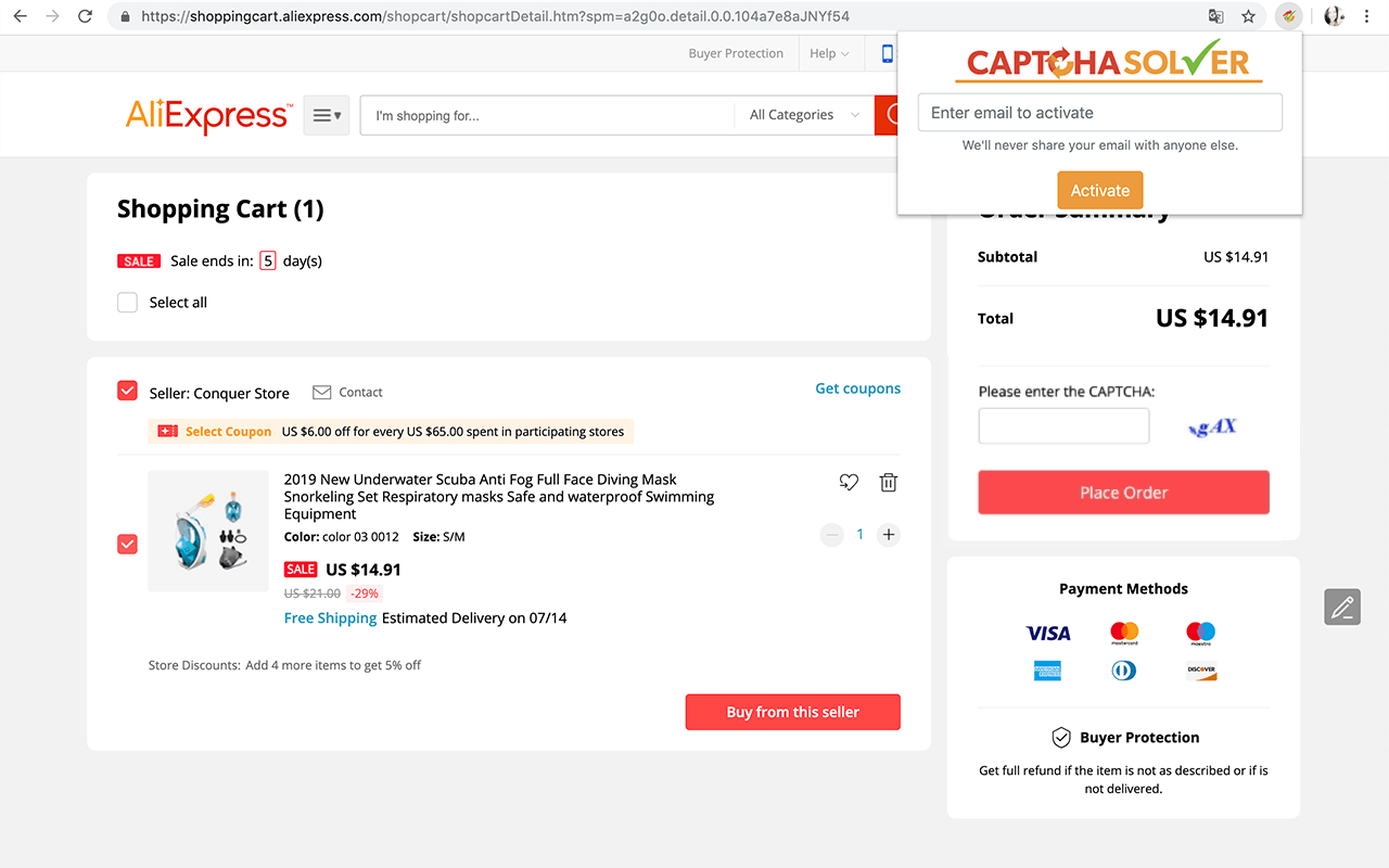 Easy AliExpress Captcha Solver截图3