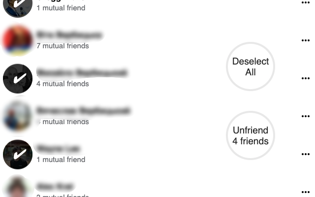 Mass Friends Remover for Facebook | mobile截图1