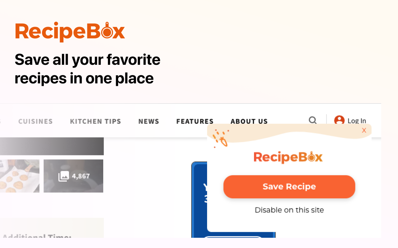 RecipeBox – Save Your Recipes!截图3