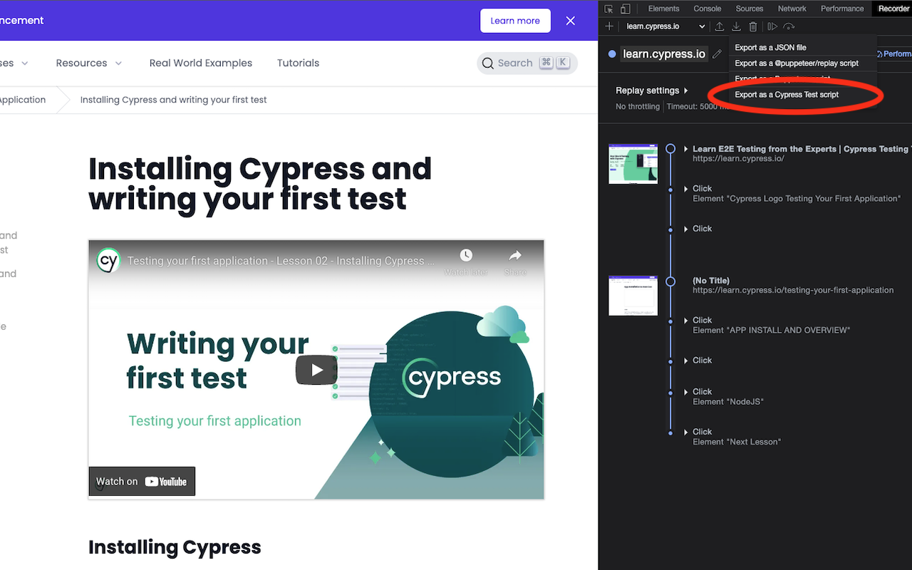 Cypress Chrome Recorder截图1