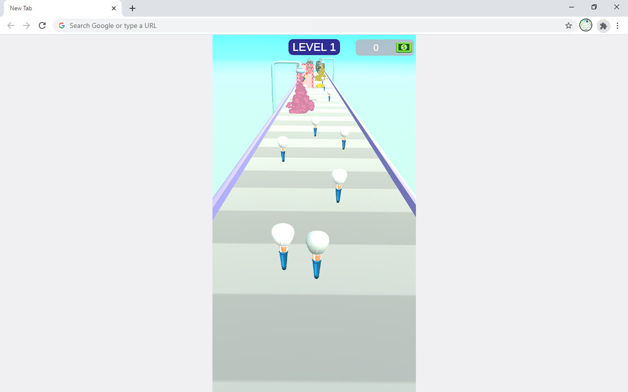 Makeup Runner Girl Game截图2