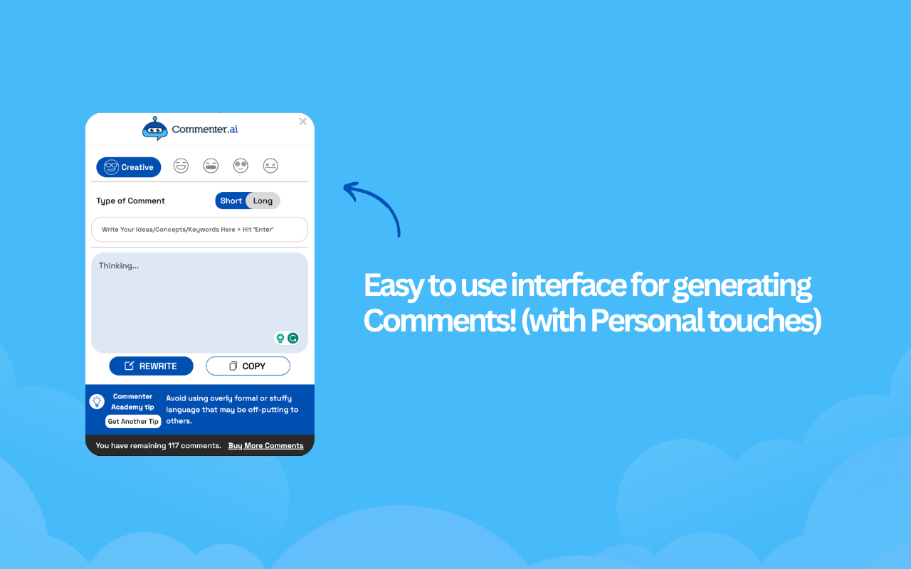 Social Post Mate (Commenter AI partner)截图3