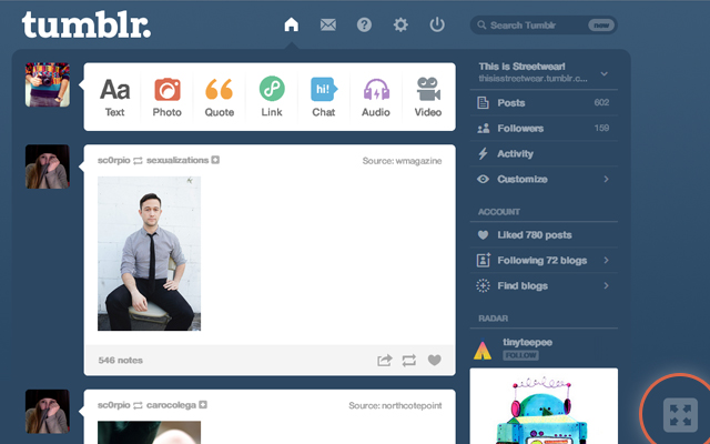 Tumblr Expand截图1