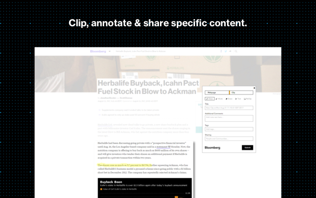 Bloomberg Terminal: Clip to NOTE截图3