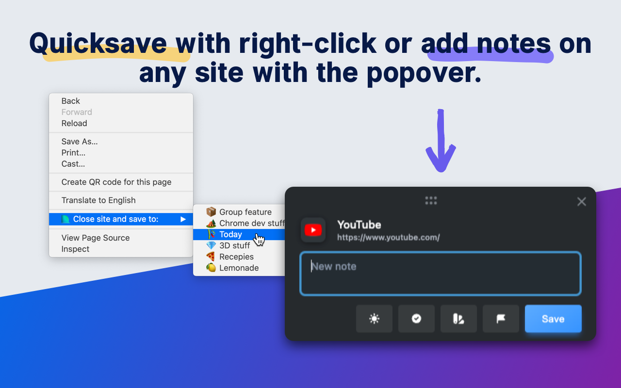 tabExtend - Easy Tab manager截图1