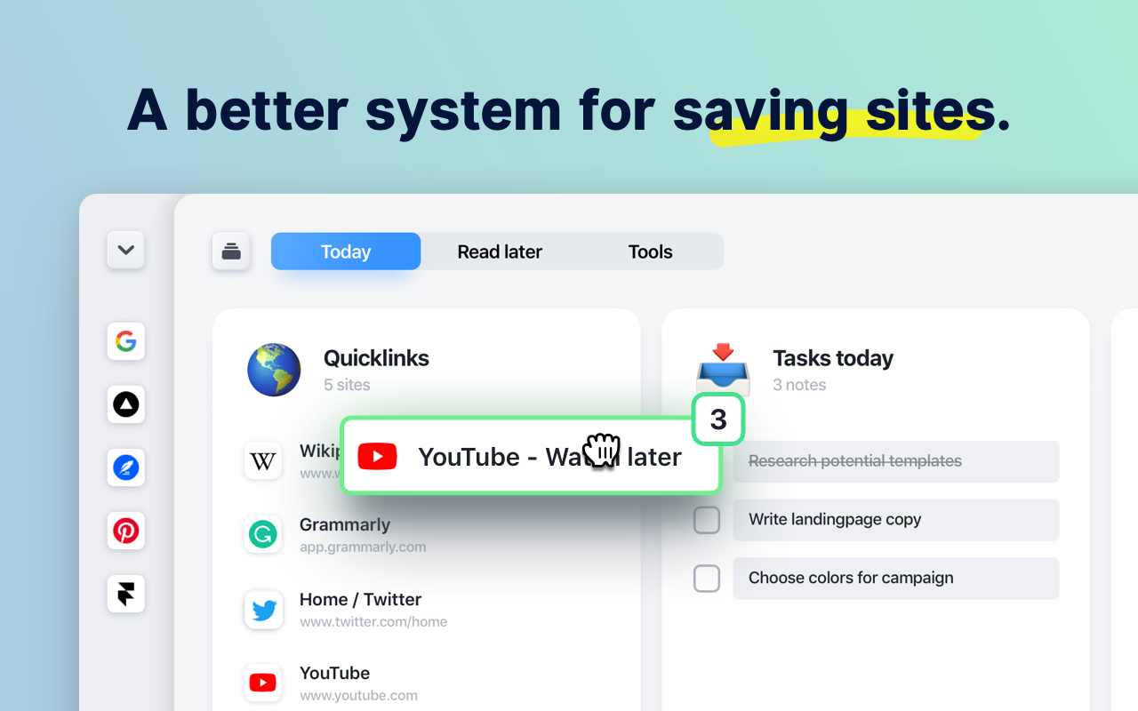 tabExtend - Easy Tab manager截图3