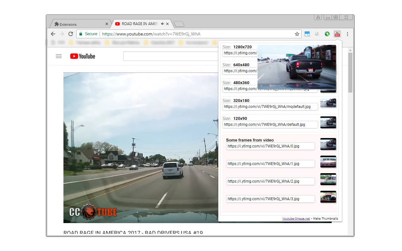 Get Thumbnails or Image to video YouTube截图1