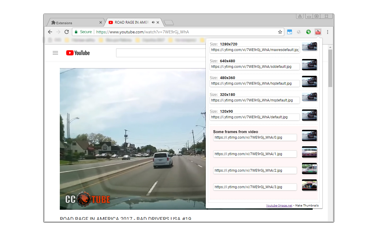 Get Thumbnails or Image to video YouTube截图3