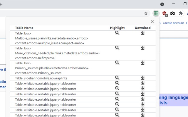 Table Download截图3