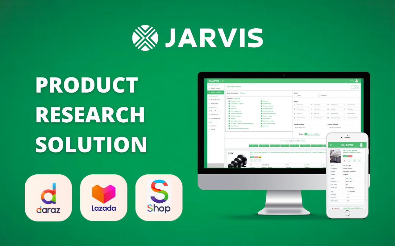 Jarvis - Product Research for Daraz & Lazada截图3