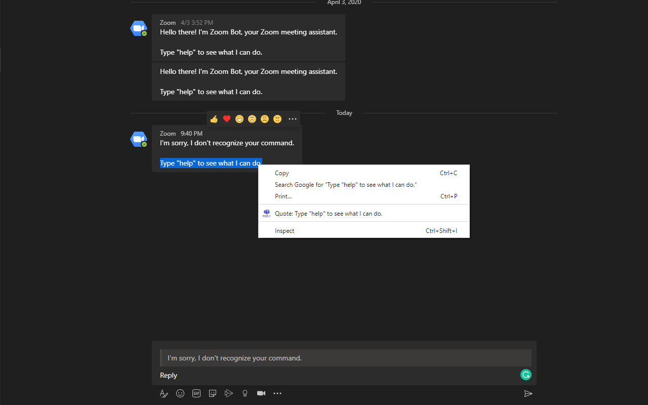 Microsoft Teams Reply截图1