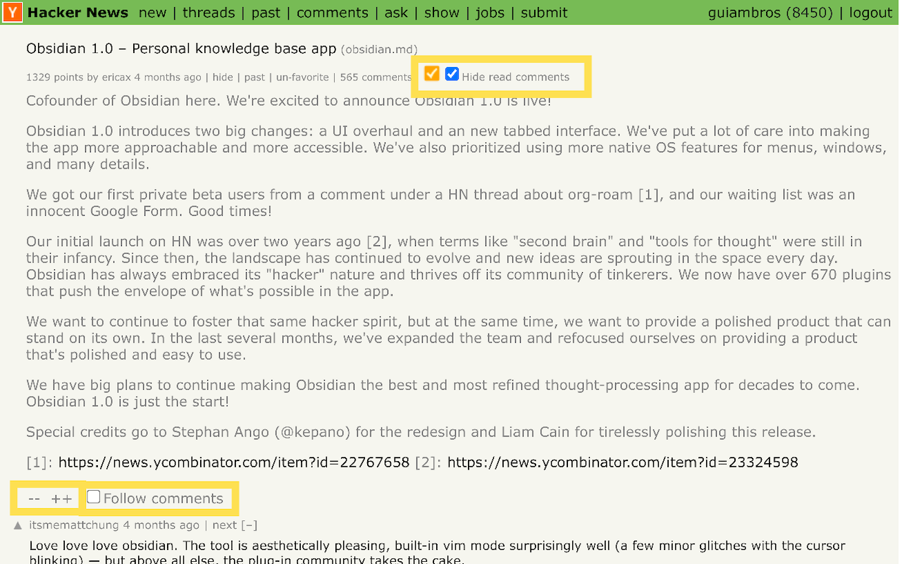 Hacker News: Mark All Read截图1