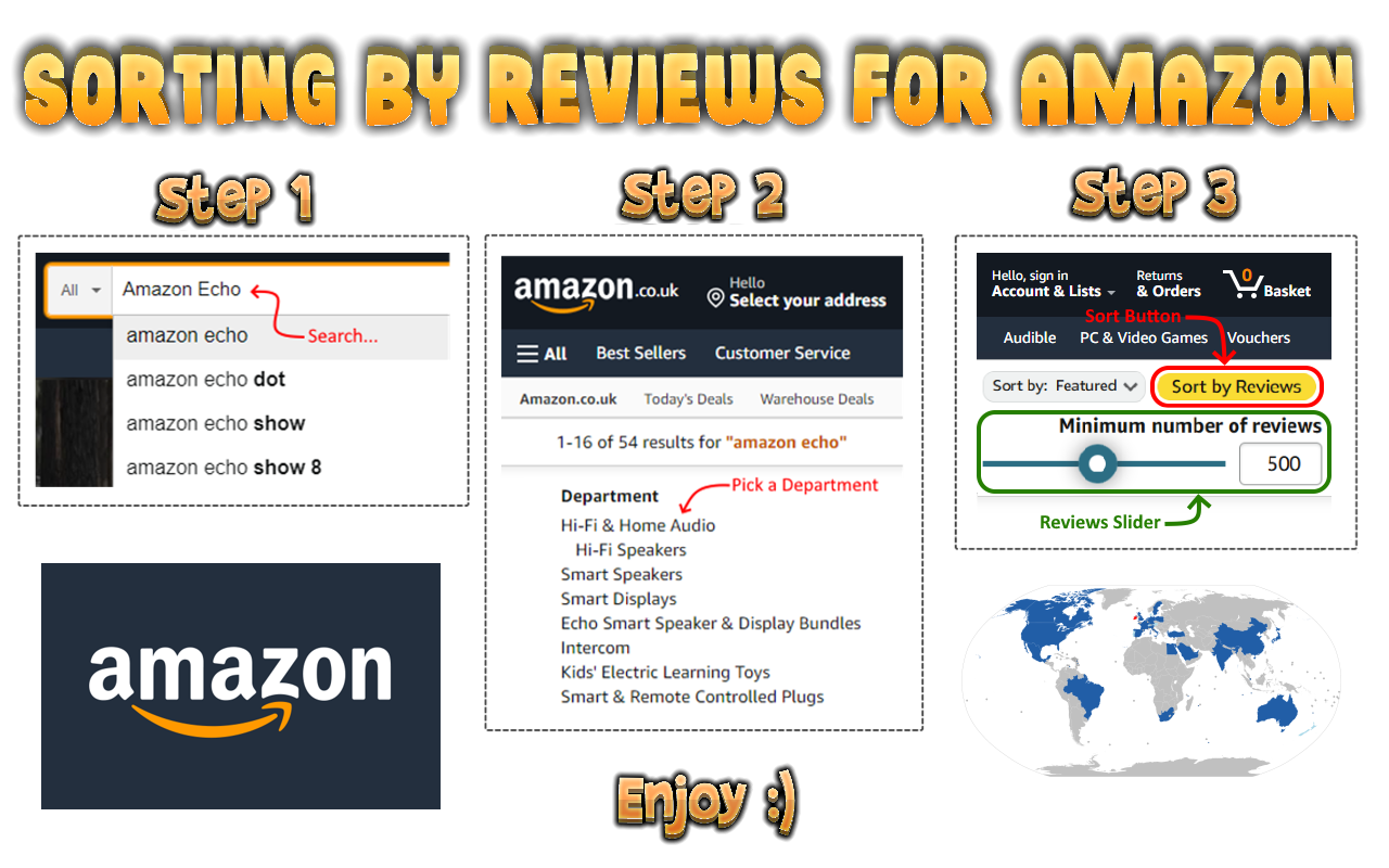 Sort By Reviews for Amazon截图1