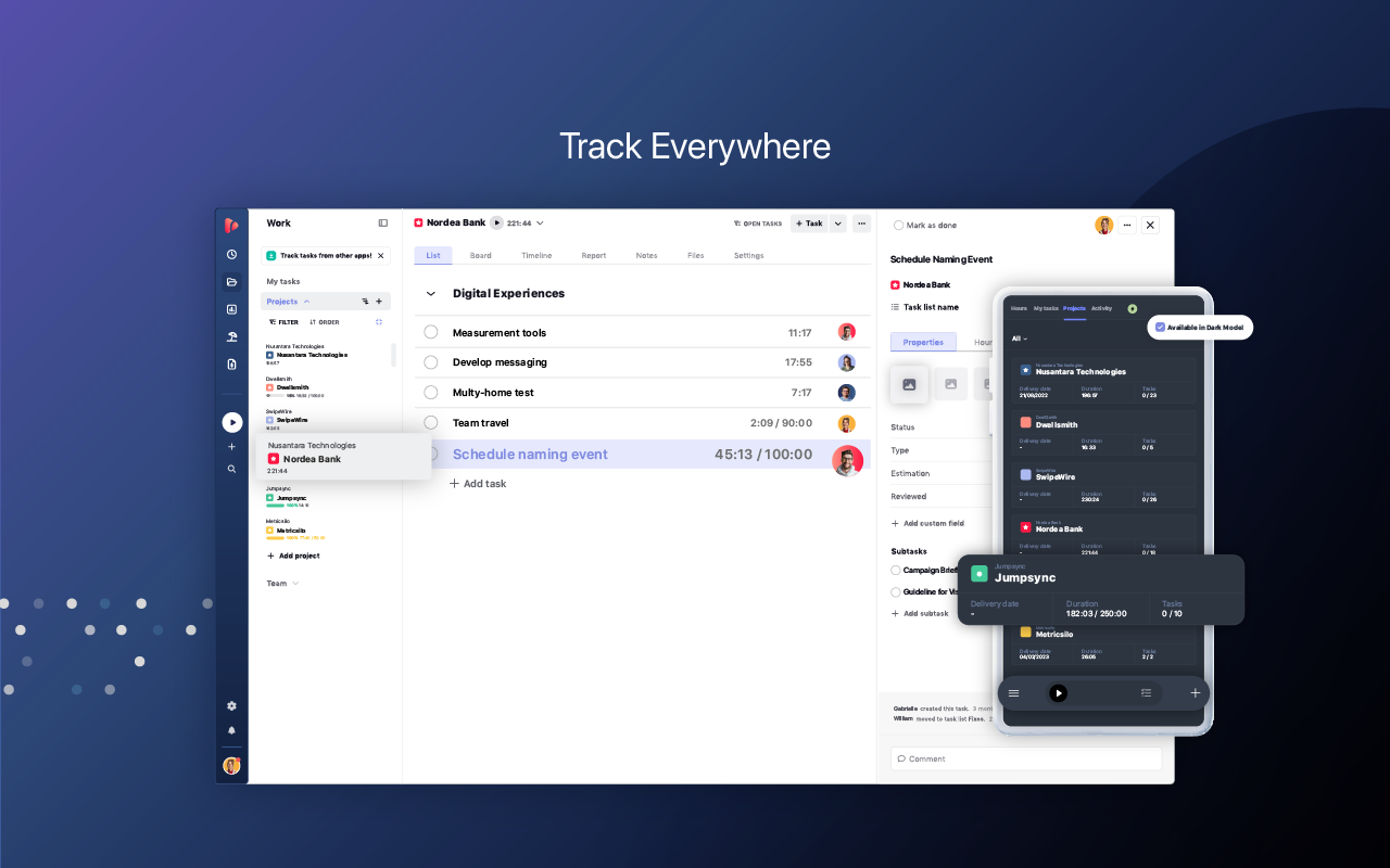 Tracking Time | Time Tracker Button截图2