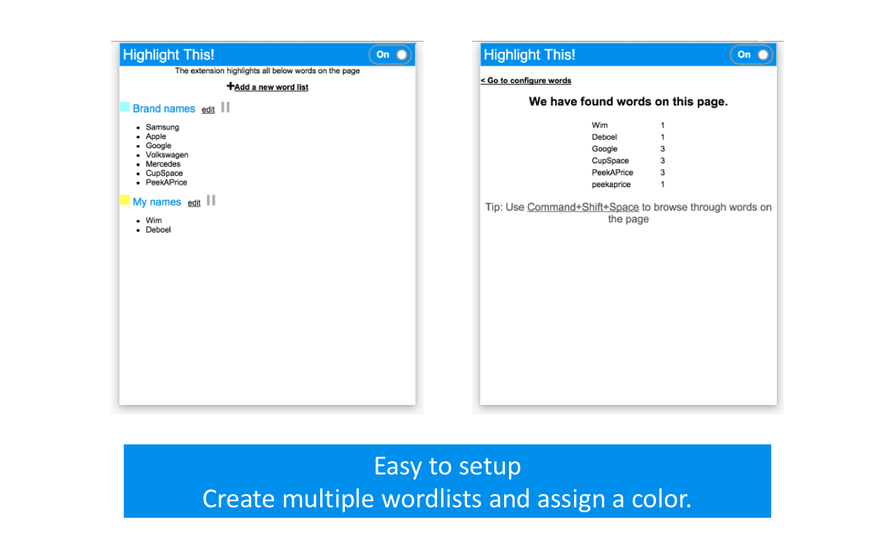 Highlight This: finds and marks words截图2