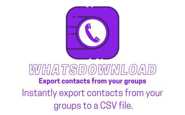 WADownload - Groups export截图1