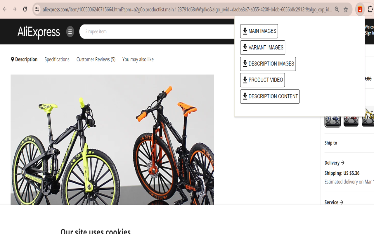 AliSave - Download AliExpress Images & Videos截图1