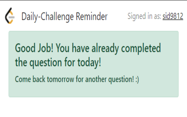 Daily-Challenge Reminder截图1