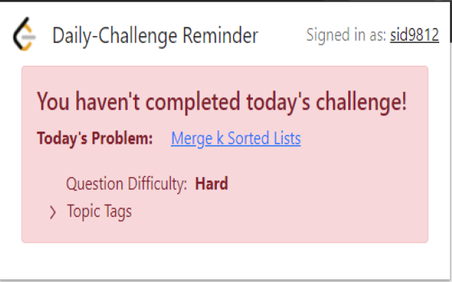 Daily-Challenge Reminder截图3
