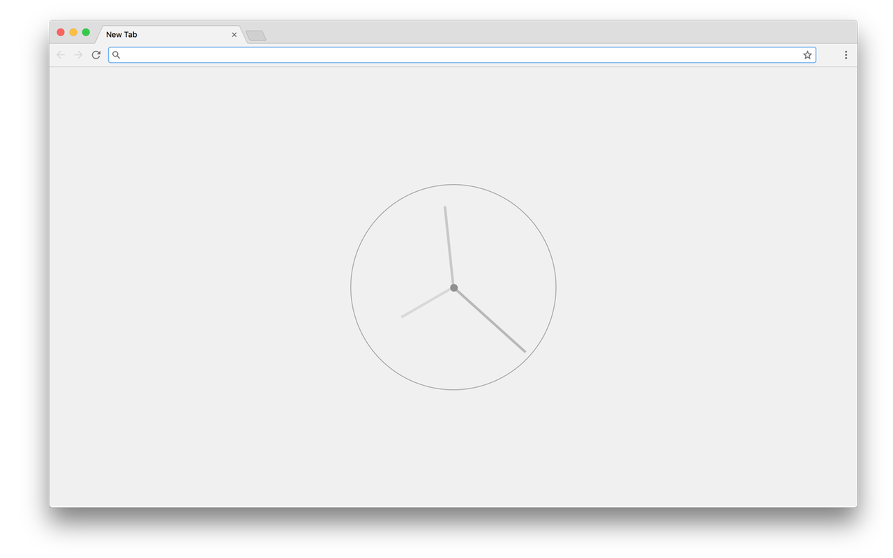 Ticker: A Minimal Clock for Your New Tab Page截图1