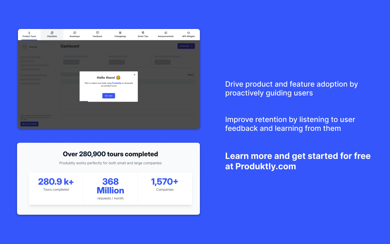Produktly - Product tour builder截图1