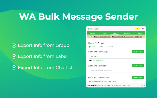 Bulk Sender - WhatsApp 群发助手截图3