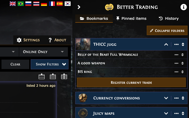 Better PathOfExile Trading截图3