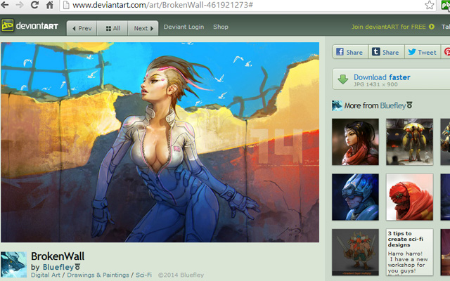 DeviantArt easy download截图1