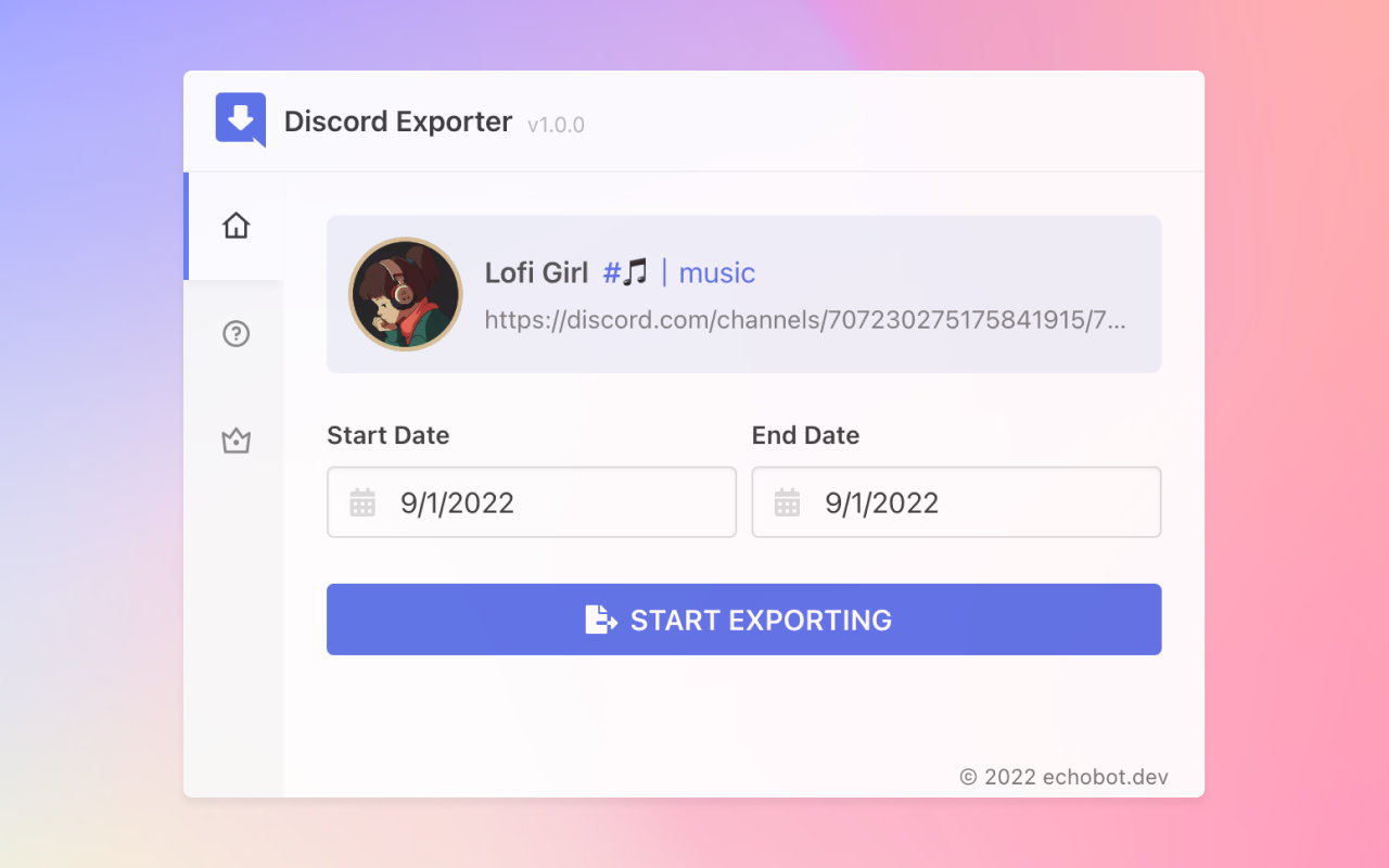 Discord Exporter - Backup discord chat logs截图3