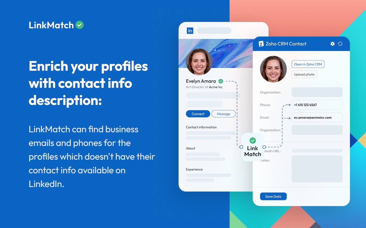 LinkMatch For Zoho CRM截图1