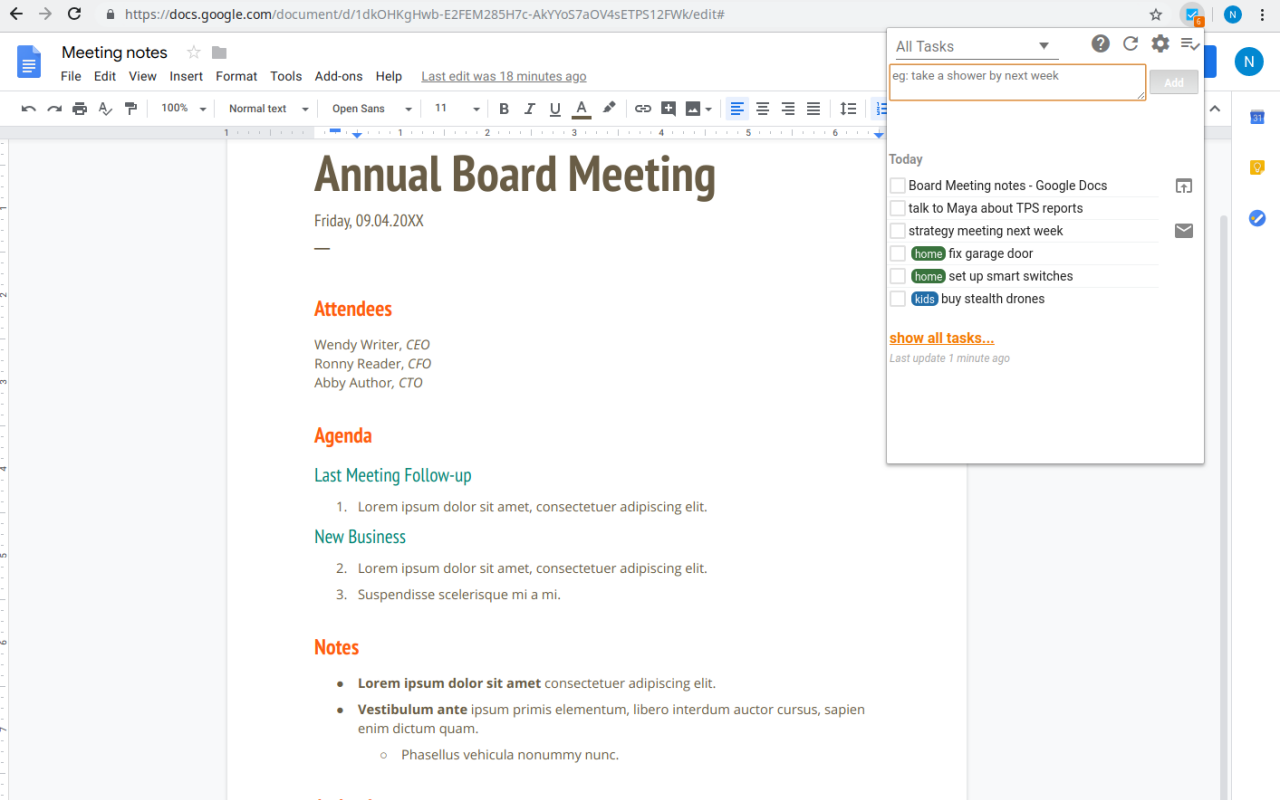 checklist for Google Tasks™截图2