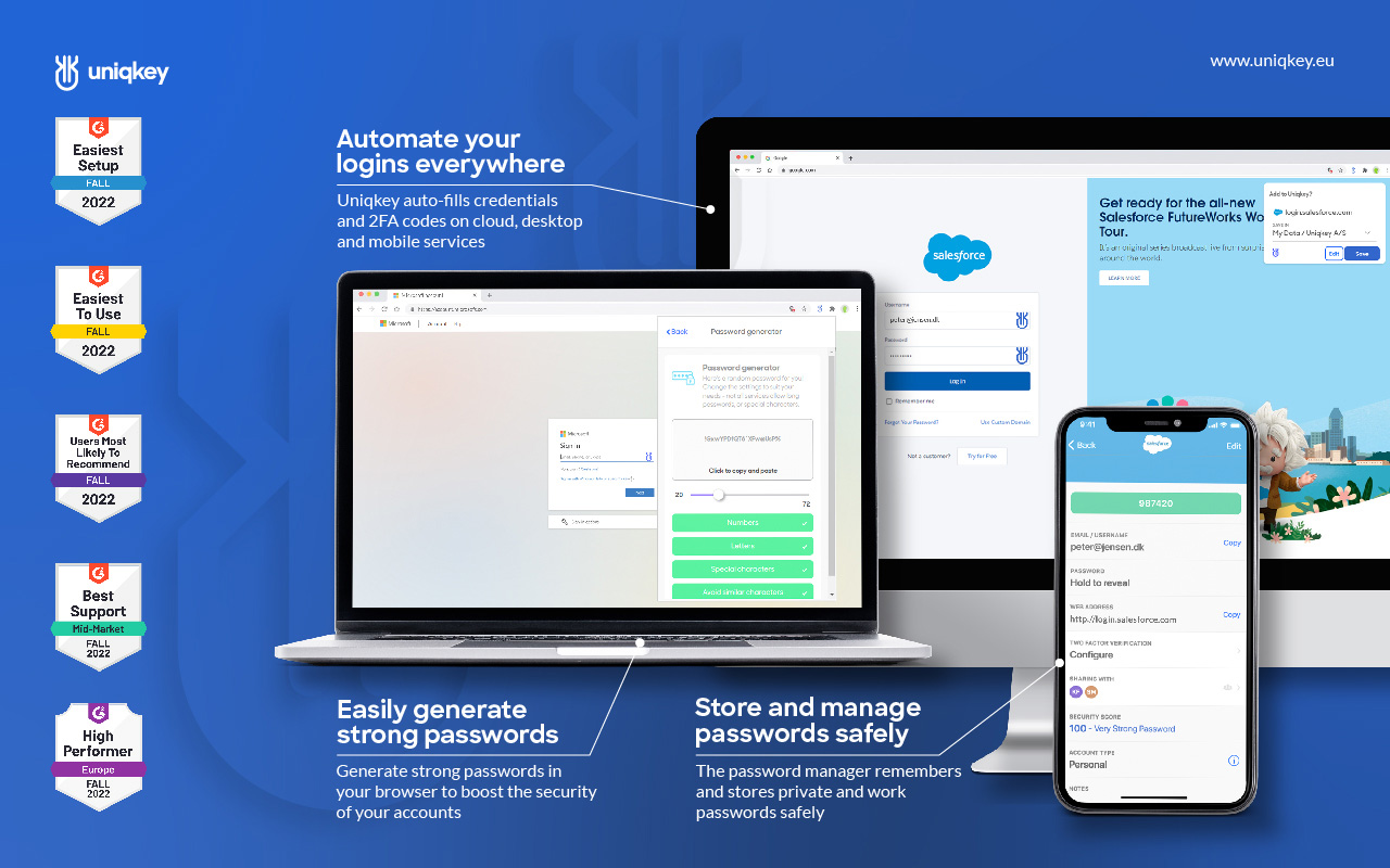 Uniqkey - Password Manager截图2