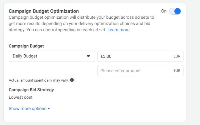 Advertising Budget Helper截图1