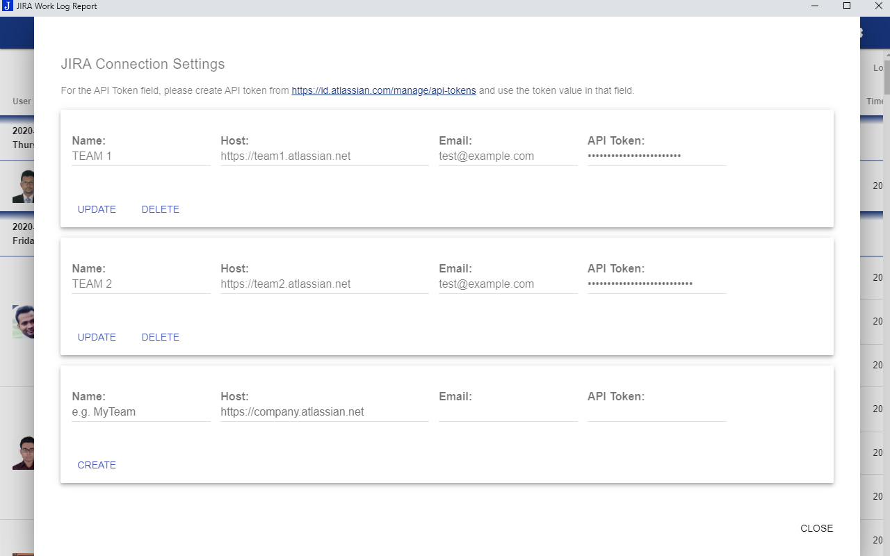 JIRA Work Log Report截图2