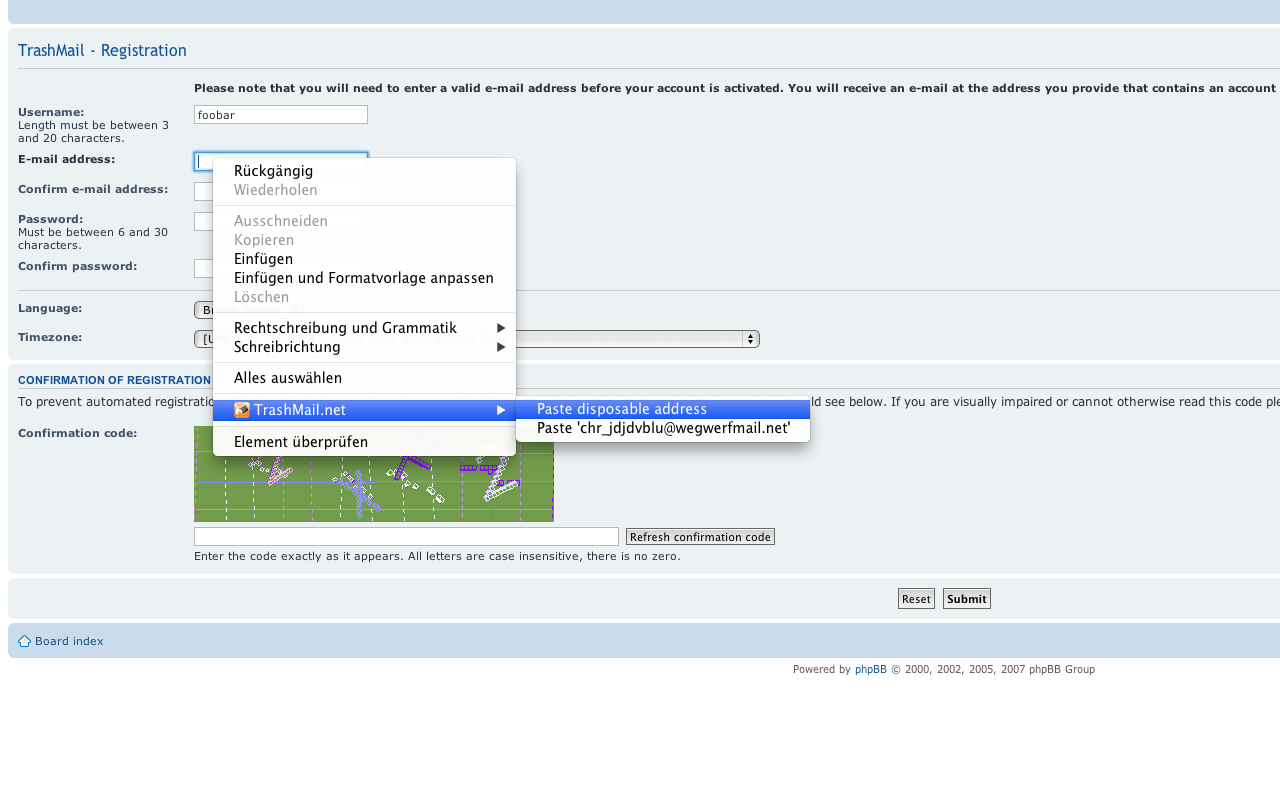 TrashMail.com: Create disposable address截图3