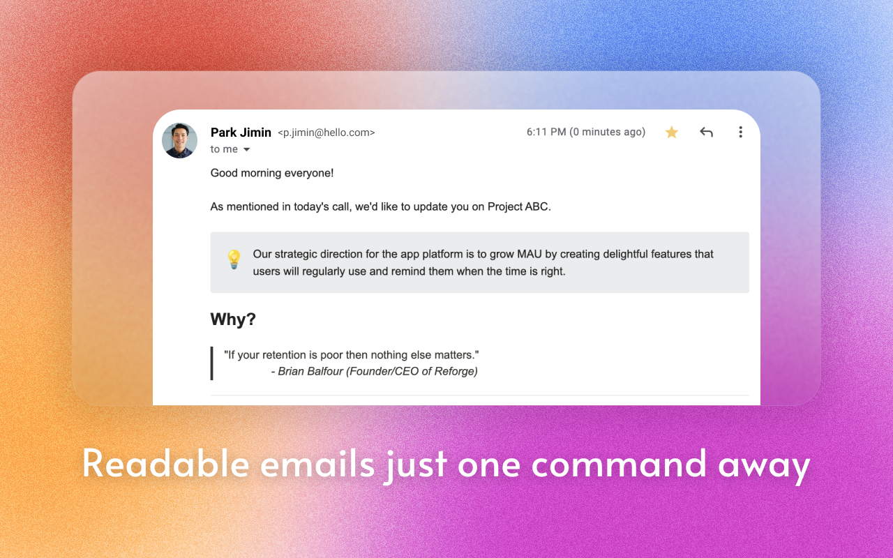 Notion-like Mail Formatting截图3
