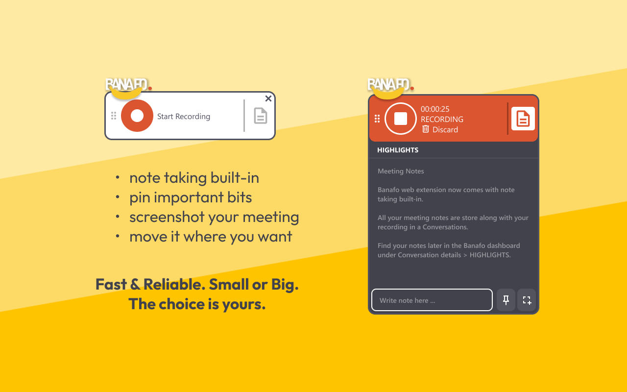 Banafo | Transcribe & Record Meetings截图4