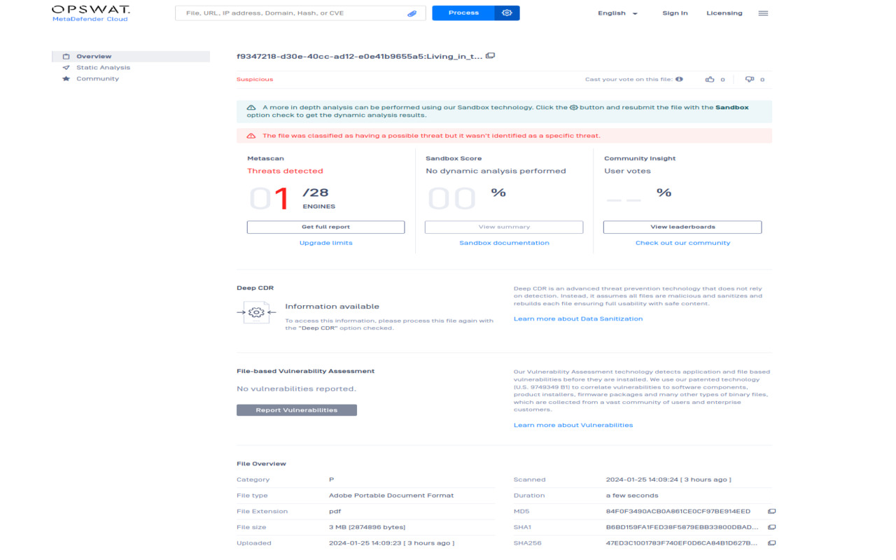 OPSWAT File Security for Browser截图1