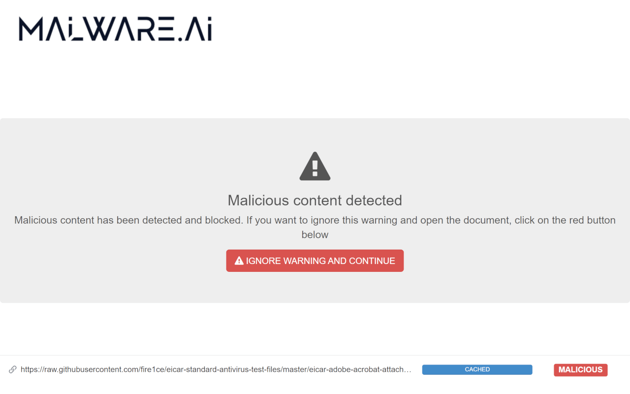 MalwareAI Browser Security截图5