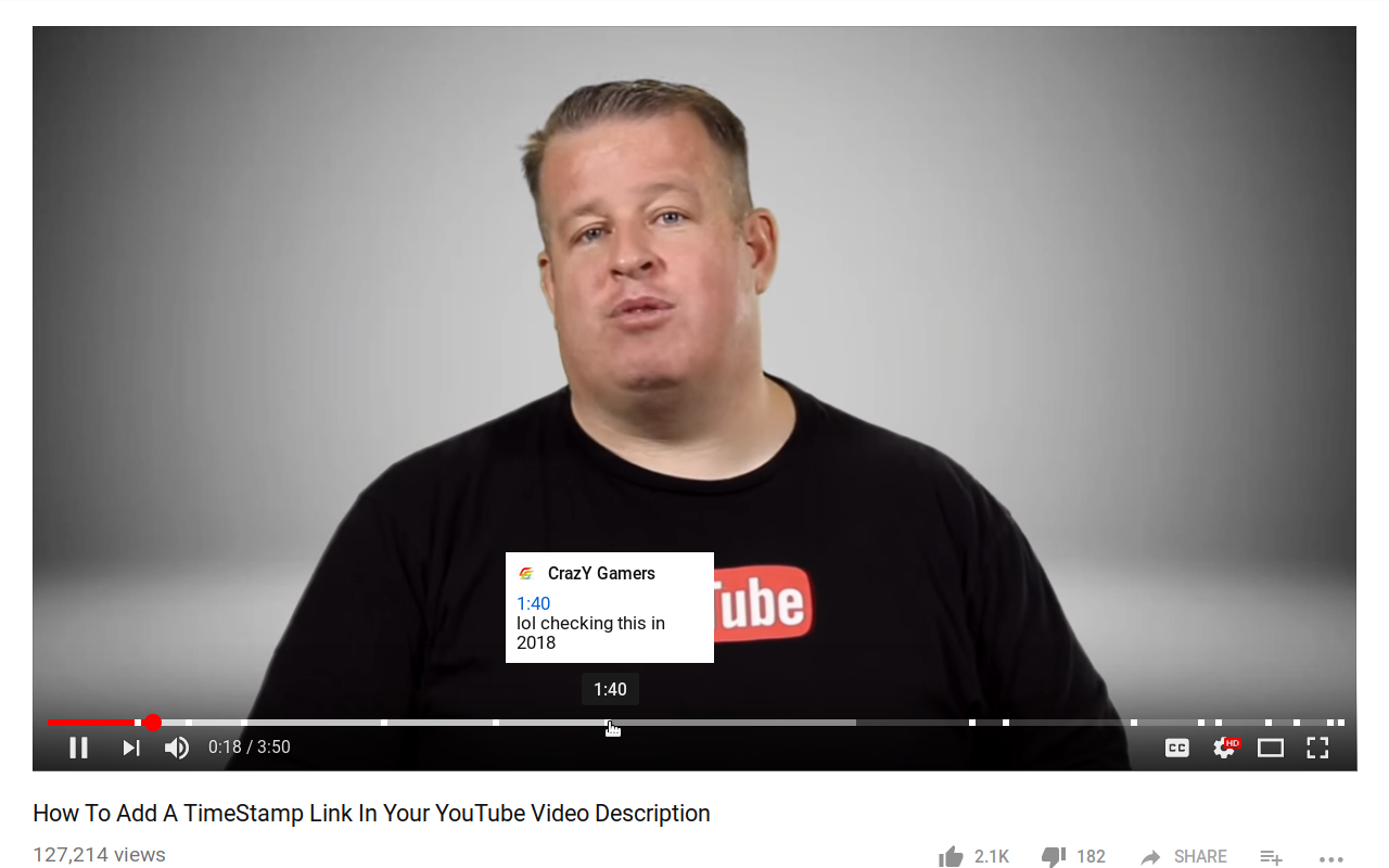 YouTube Timestamps截图1
